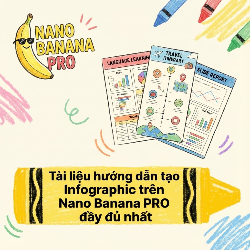 Tài liệu hướng dẫn tạo Infographic trên Nano Banana PRO đầy đủ nhất
